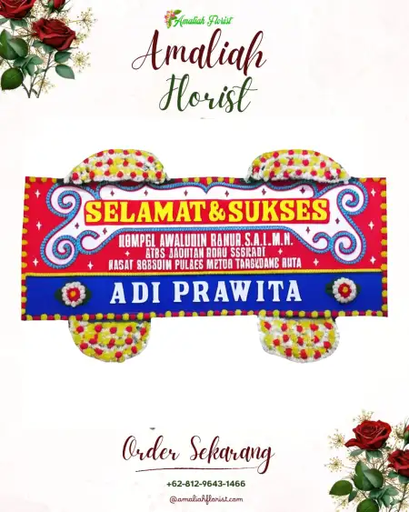 Papan Bunga Ucapan Selamat Betcbamu